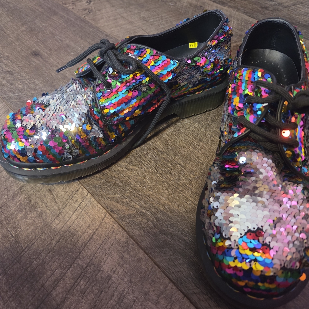 Dr. Martens Multicolor Sequin Mules